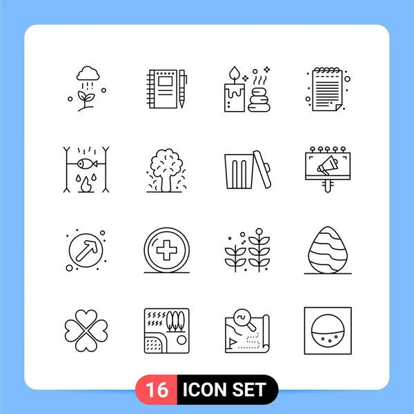 Conjunto Iconos Creativos Universales Simplemente Vector Ilustraciones Para Aplicaciones Web — Vector de stock