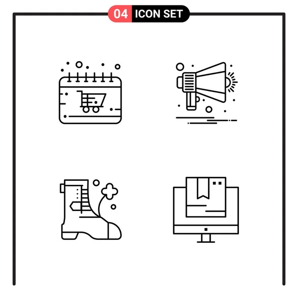 Search Engine Optimization Creative Icons — Stock Vector