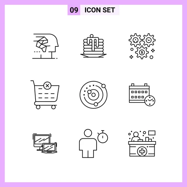 Set de 25 iconos de negocio universales Vector — Archivo Imágenes Vectoriales