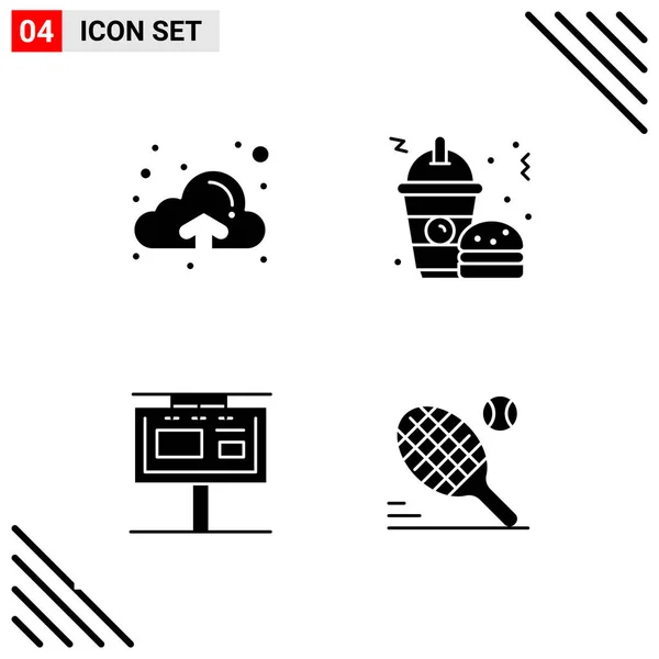 Conjunto Iconos Creativos Universales Ilustración Vectorial — Archivo Imágenes Vectoriales