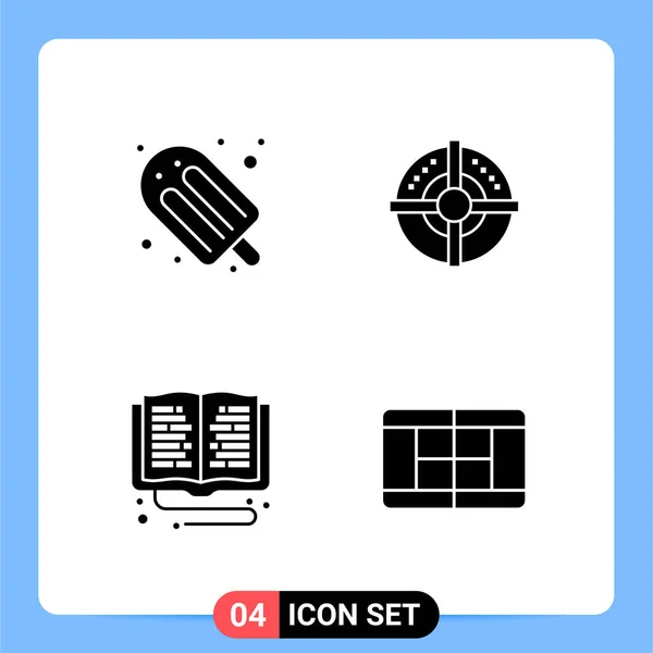 Set Dari Ikon Kreatif Universal Cukup Ilustrasi Vektor Untuk Aplikasi - Stok Vektor