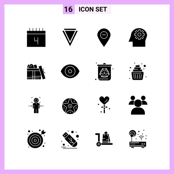 Set Dari Ikon Kreatif Universal Cukup Ilustrasi Vektor Untuk Aplikasi - Stok Vektor