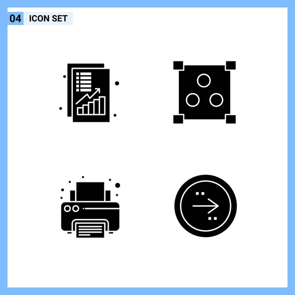 Univerzális Kreatív Ikonok Gyűjteménye Egyszerűen Vektor Illusztrációk Webes Mobil Alkalmazásokhoz — Stock Vector