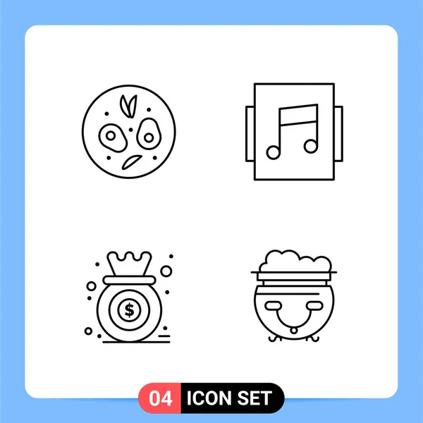 Set of 25 Universal Business Icons Vector — Stockový vektor