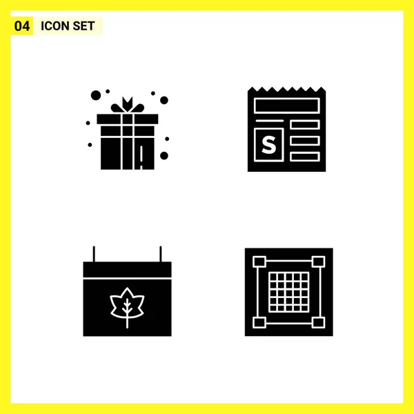 Conjunto Iconos Creativos Universales Simplemente Vector Ilustraciones Para Aplicaciones Web — Vector de stock