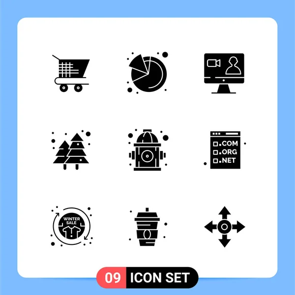 Conjunto Iconos Creativos Universales Simplemente Vector Ilustraciones Para Aplicaciones Web — Archivo Imágenes Vectoriales