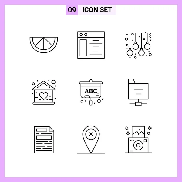 Set van 25 Universele Business Iconen Vector — Stockvector