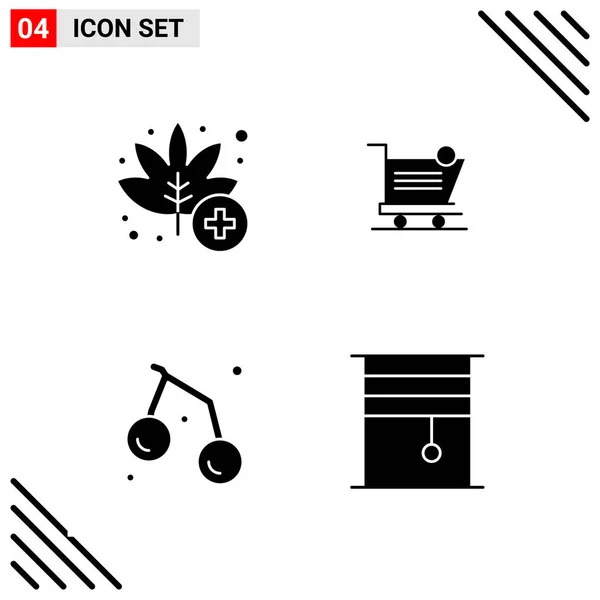 Conjunto Iconos Creativos Universales Simplemente Vector Ilustraciones Para Aplicaciones Web — Vector de stock