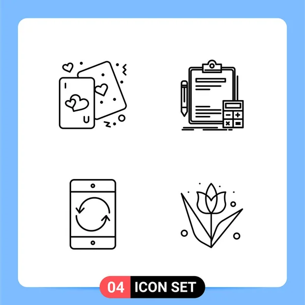 Conjunto de 16 iconos universales Vector de negocios — Archivo Imágenes Vectoriales