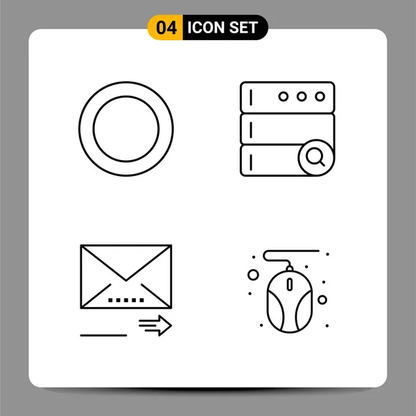 Set de 25 iconos de negocio universales Vector — Vector de stock