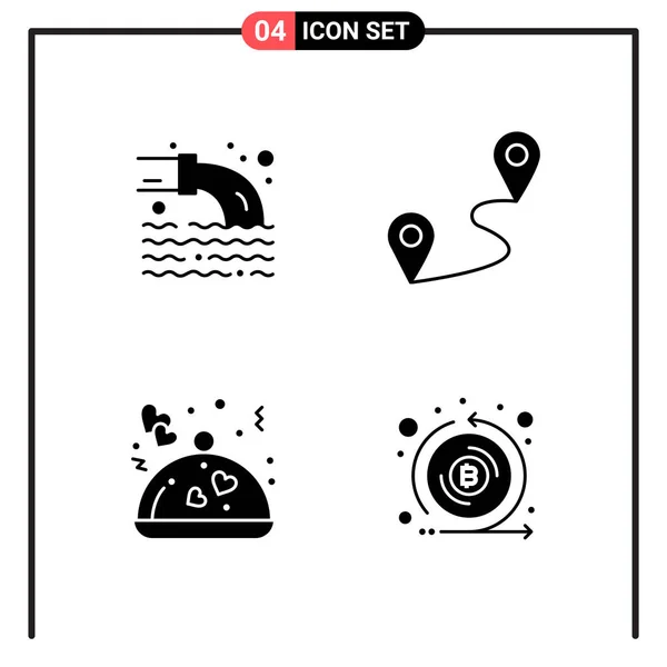 Conjunto Iconos Creativos Universales Simplemente Vector Ilustraciones Para Aplicaciones Web — Vector de stock