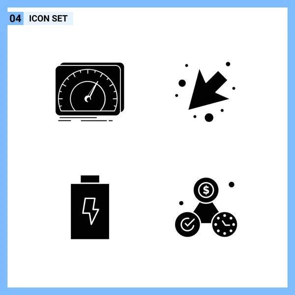 Conjunto Iconos Creativos Universales Simplemente Vector Ilustraciones Para Aplicaciones Web — Vector de stock