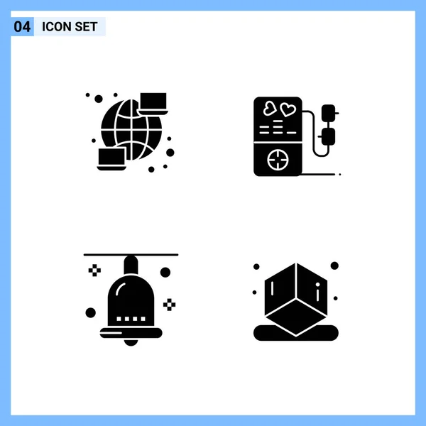 Conjunto Iconos Creativos Universales Simplemente Vector Ilustraciones Para Aplicaciones Web — Archivo Imágenes Vectoriales