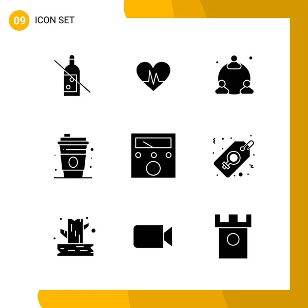 Conjunto Iconos Creativos Universales Simplemente Vector Ilustraciones Para Aplicaciones Web — Vector de stock