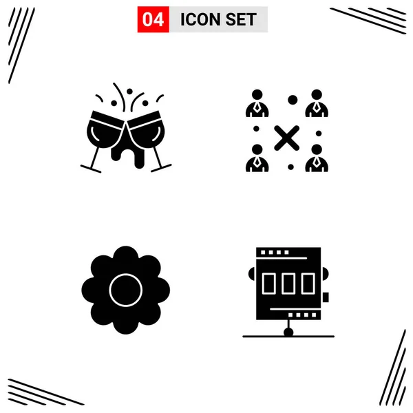 Set of 25 Universal Business Icons Vector — Stockový vektor