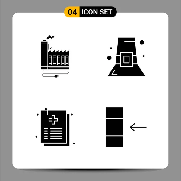 Conjunto Iconos Creativos Universales Simplemente Vector Ilustraciones Para Aplicaciones Web — Archivo Imágenes Vectoriales