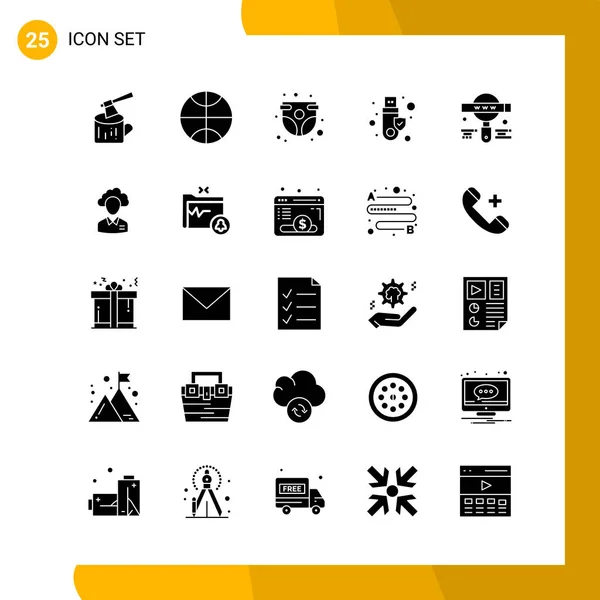 Set Universal Creative Icons Simply Vector Illustrations Web Mobile Apps — Stock Vector