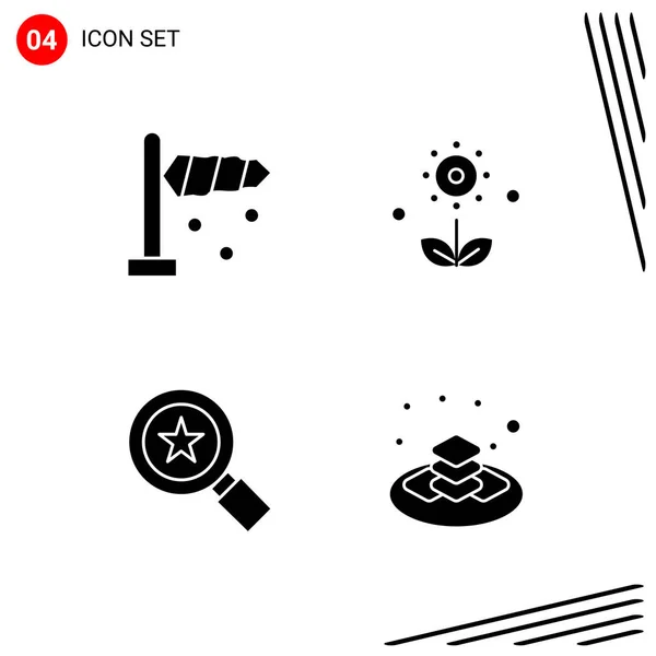 Conjunto Iconos Creativos Universales Simplemente Vector Ilustraciones Para Aplicaciones Web — Vector de stock