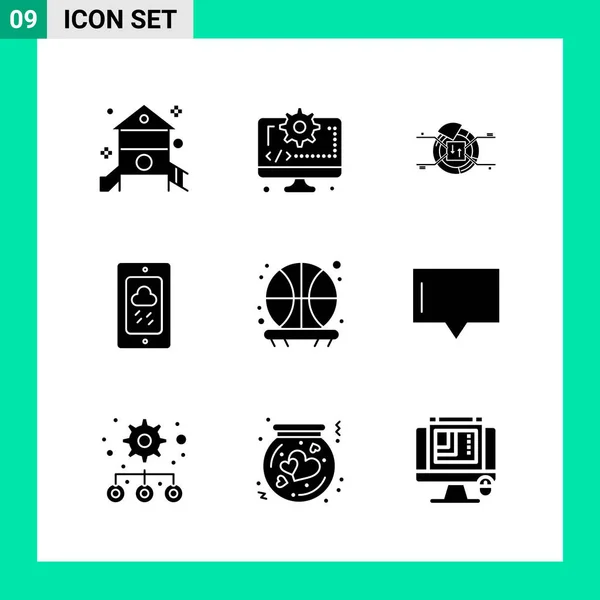 Set Universal Creative Icons Simply Vector Illustrations Web Mobile Apps — Stock Vector