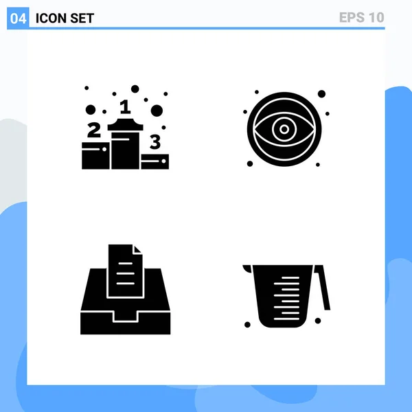 Conjunto Iconos Creativos Universales Simplemente Vector Ilustraciones Para Aplicaciones Web — Vector de stock