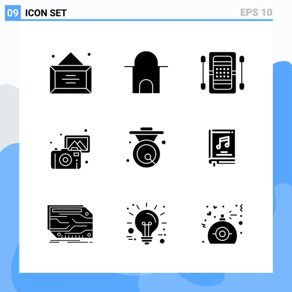 Conjunto Iconos Creativos Universales Simplemente Vector Ilustraciones Para Aplicaciones Web — Vector de stock