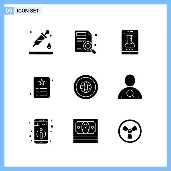 Conjunto Iconos Creativos Universales Simplemente Vector Ilustraciones Para Aplicaciones Web — Vector de stock