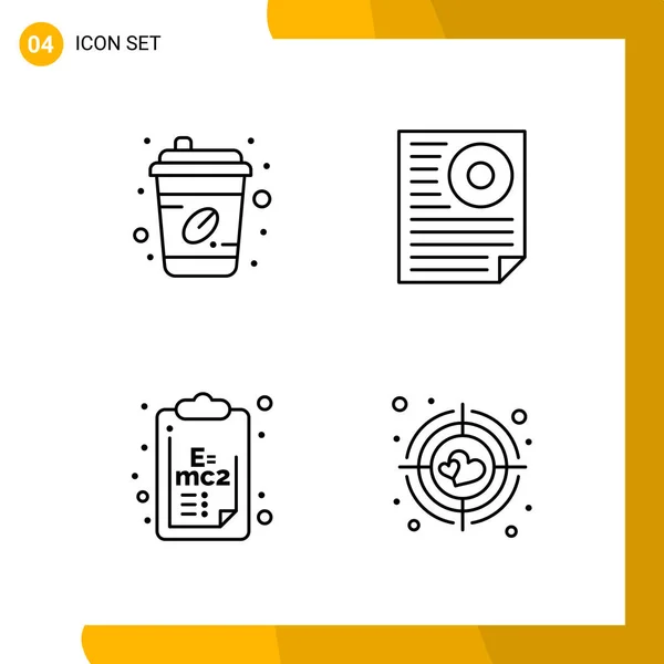 Set Universal Creative Icons Simply Vector Illustrations Web Mobile Apps — Stock Vector