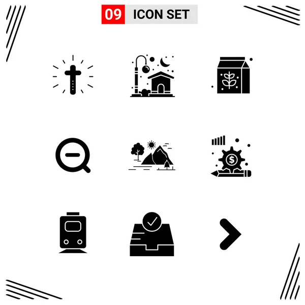 Conjunto Iconos Creativos Universales Simplemente Vector Ilustraciones Para Aplicaciones Web — Vector de stock