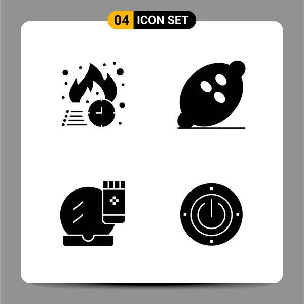 Conjunto Iconos Creativos Universales Simplemente Vector Ilustraciones Para Aplicaciones Web — Archivo Imágenes Vectoriales