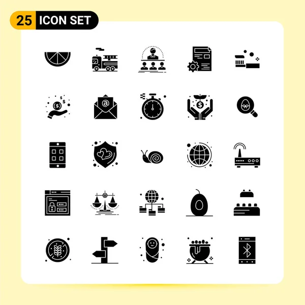 Conjunto Iconos Creativos Universales Simplemente Vector Ilustraciones Para Aplicaciones Web — Vector de stock