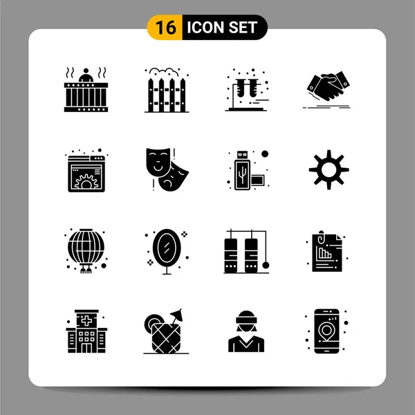 Set de 25 iconos de negocio universales Vector — Vector de stock