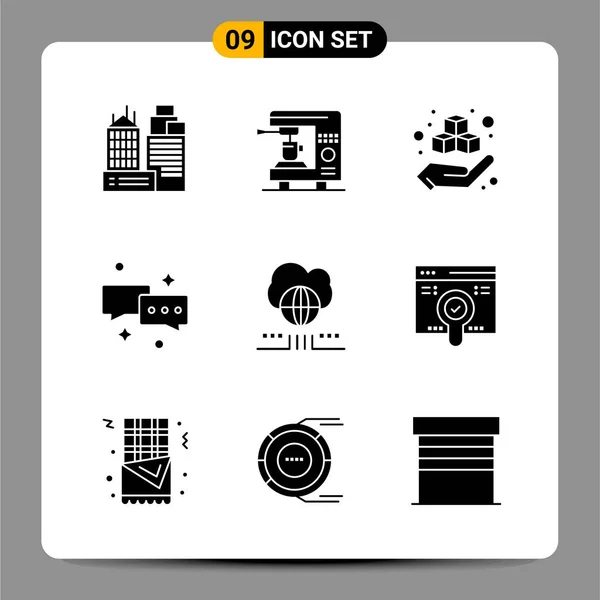 Conjunto Iconos Creativos Universales Simplemente Vector Ilustraciones Para Aplicaciones Web — Vector de stock