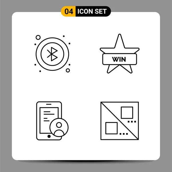 Set of 25 Universal Business Icons Vector — Stockový vektor