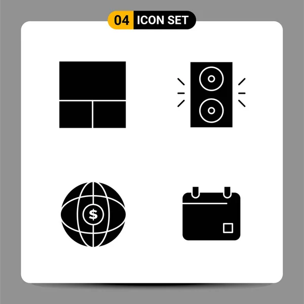 Set de 25 iconos de negocio universales Vector — Vector de stock