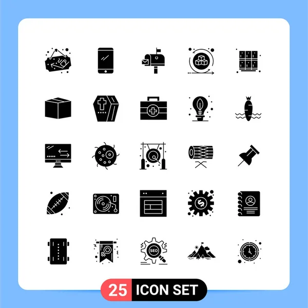 Conjunto Iconos Creativos Universales Simplemente Vector Ilustraciones Para Aplicaciones Web — Vector de stock