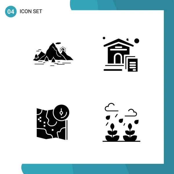 Conjunto Iconos Creativos Universales Simplemente Vector Ilustraciones Para Aplicaciones Web — Vector de stock