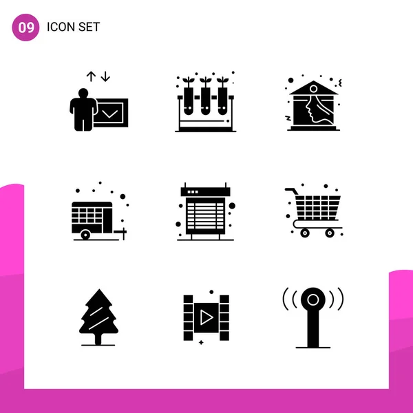 Set de 25 iconos de negocio universales Vector — Vector de stock