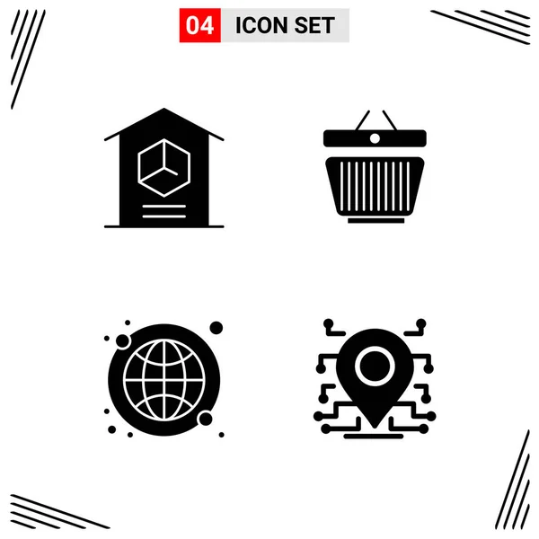 Conjunto Iconos Creativos Universales Simplemente Vector Ilustraciones Para Aplicaciones Web — Vector de stock