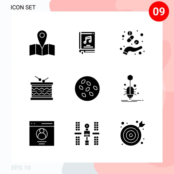 Set Universal Creative Icons Simply Vector Illustrations Web Mobile Apps — Stock Vector