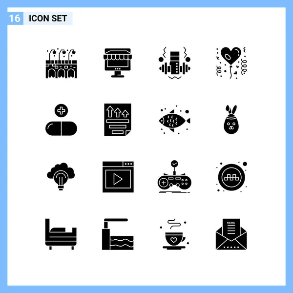 Conjunto Iconos Creativos Universales Simplemente Vector Ilustraciones Para Aplicaciones Web — Vector de stock