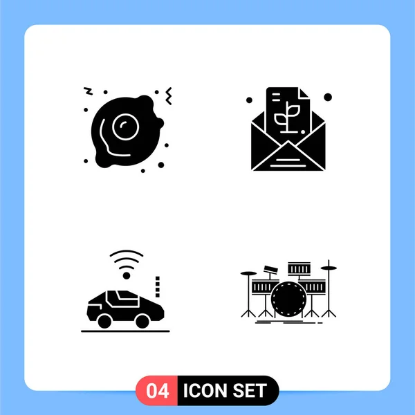 Conjunto Iconos Creativos Universales Simplemente Vector Ilustraciones Para Aplicaciones Web — Vector de stock