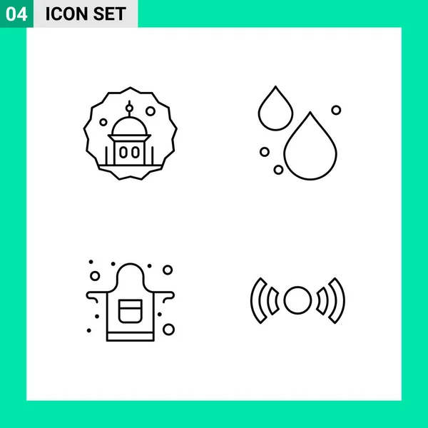 Set de 25 iconos de negocio universales Vector — Vector de stock