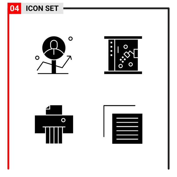 Set Universal Creative Icons Vector Illustration — Stock Vector