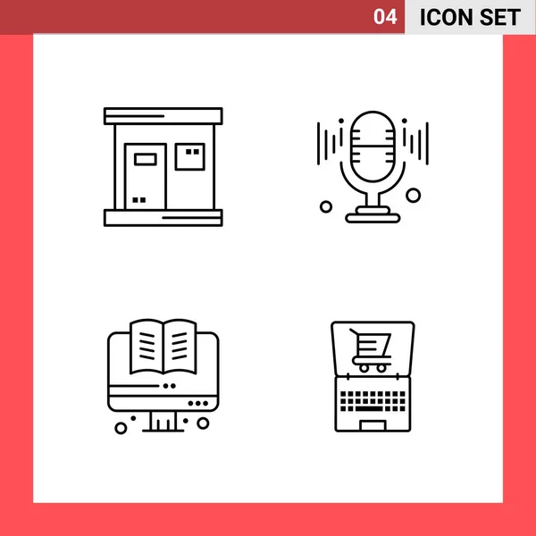 Set of 25 Universal Business Icons Vector — Stock Vector