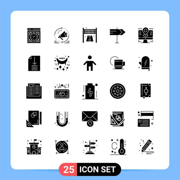 Conjunto Iconos Creativos Universales Simplemente Vector Ilustraciones Para Aplicaciones Web — Vector de stock