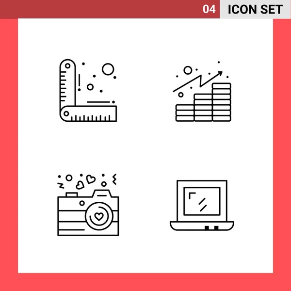 Set de 25 iconos de negocio universales Vector — Vector de stock