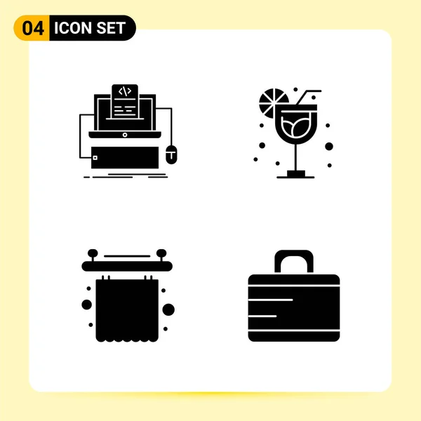 Set de 25 iconos de negocio universales Vector — Vector de stock