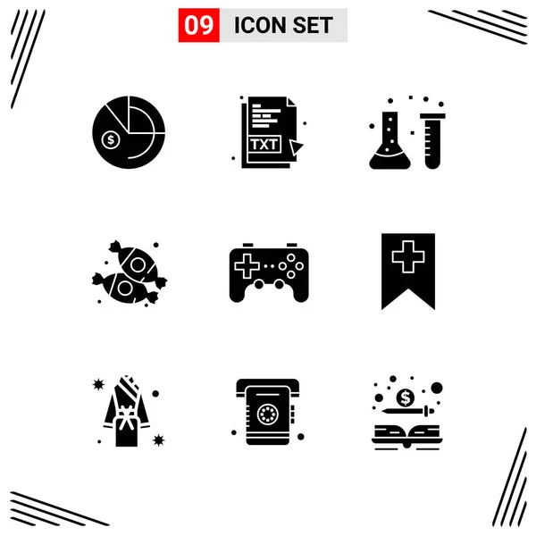 Conjunto Iconos Creativos Universales Simplemente Vector Ilustraciones Para Aplicaciones Web — Vector de stock