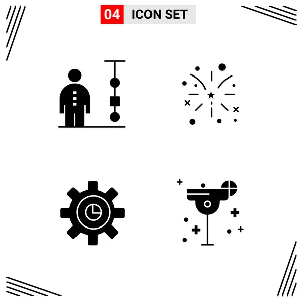 Conjunto Iconos Creativos Universales Simplemente Vector Ilustraciones Para Aplicaciones Web — Vector de stock