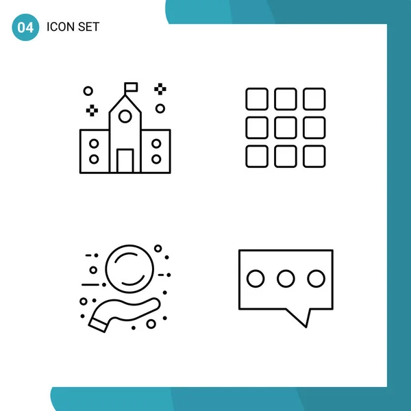 Set of 25 Universal Business Icons Vector — Stock Vector